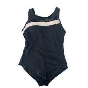 Catalina Black White One Piece Swimsuit